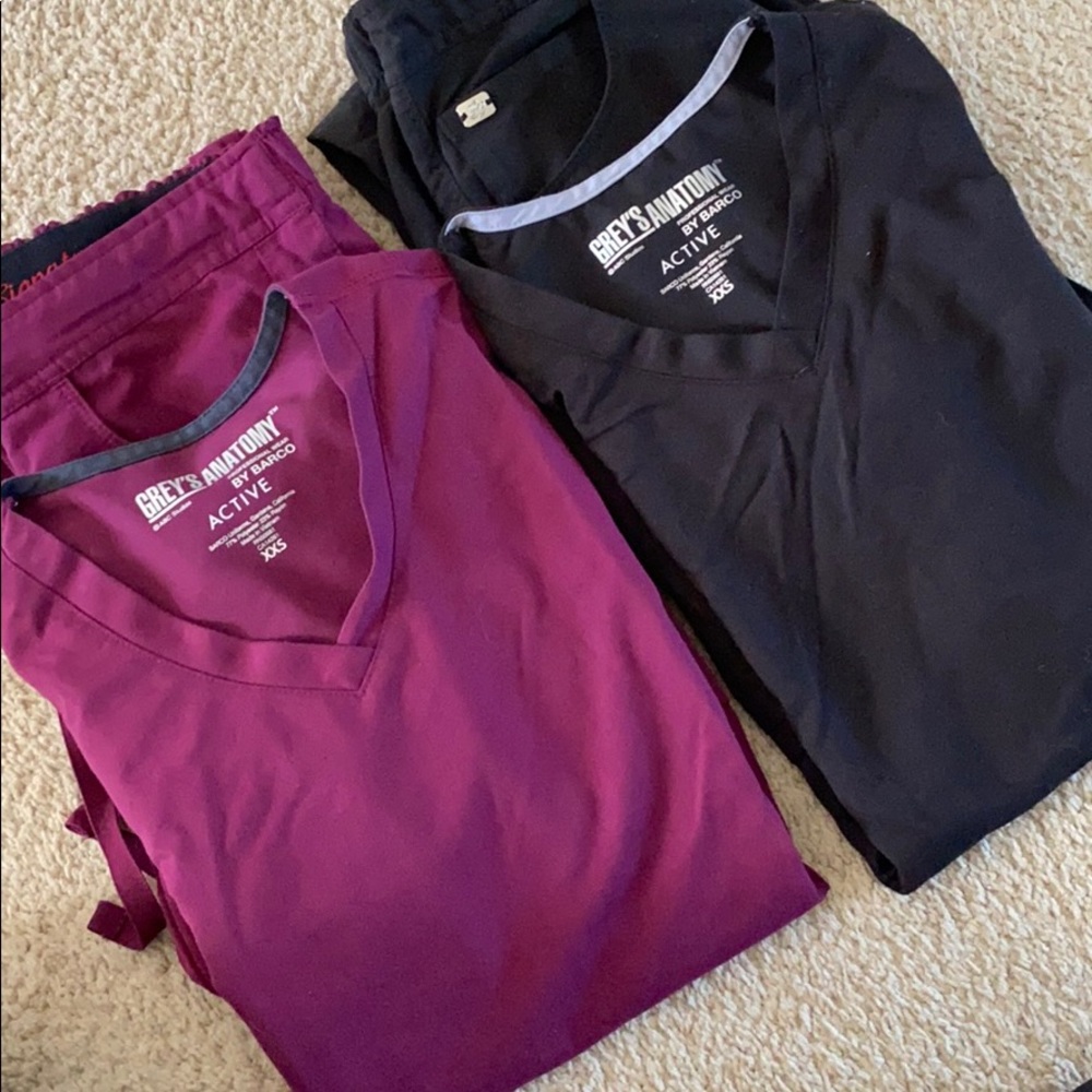 GREY’S ANATOMY scrub sets XXS